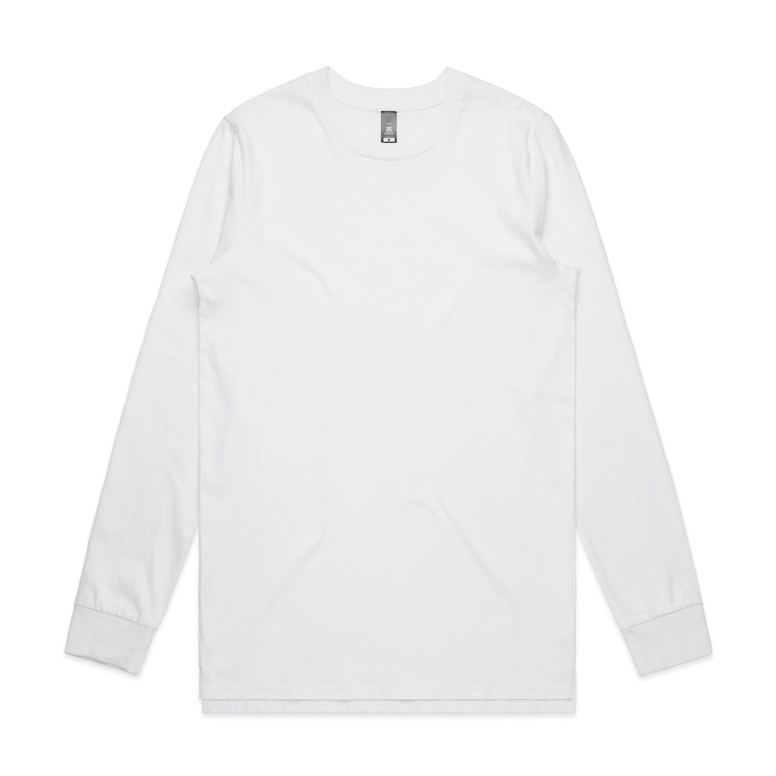 Men's Base Long Sleeve Shirt | Arena Custom Blanks - Arena Prints - Front - White