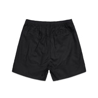 Men's Beach Shorts 17" | Arena Custom Blanks - Arena Prints - Back - Black