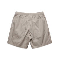 Men's Beach Shorts 17" | Arena Custom Blanks - Arena Prints - Back - Mushroom - Brown