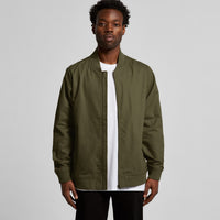 Men's Bomber Jacket | Arena custom Blanks - Arena Prints - Modeled Shot - Front