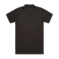 Men's Chad Polo | Arena Custom Blanks - Arena Prints - Back - Coal - Black