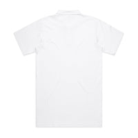 Men's Chad Polo | Arena Custom Blanks - Arena Prints - Back - White
