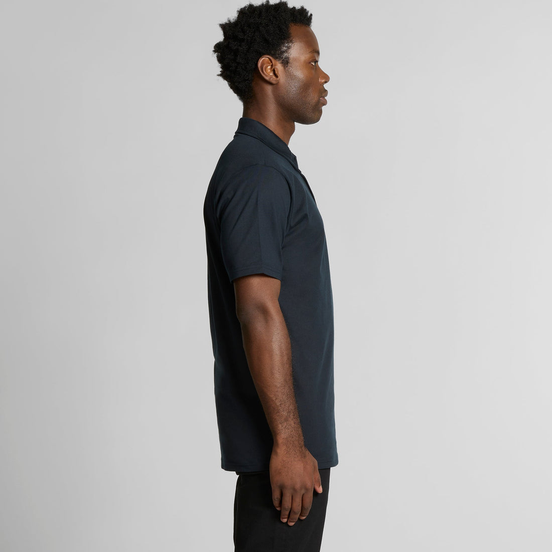 Men's Chad Polo | Arena Custom Blanks - Arena Prints - Modeled Shot - Side