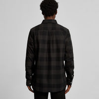 Men's Check Shirt | Arena Custom Blanks - Arena Prints - Modeled Shot -Back
