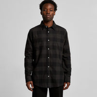 Men's Check Shirt | Arena Custom Blanks - Arena Prints - Modeled Shot -Front