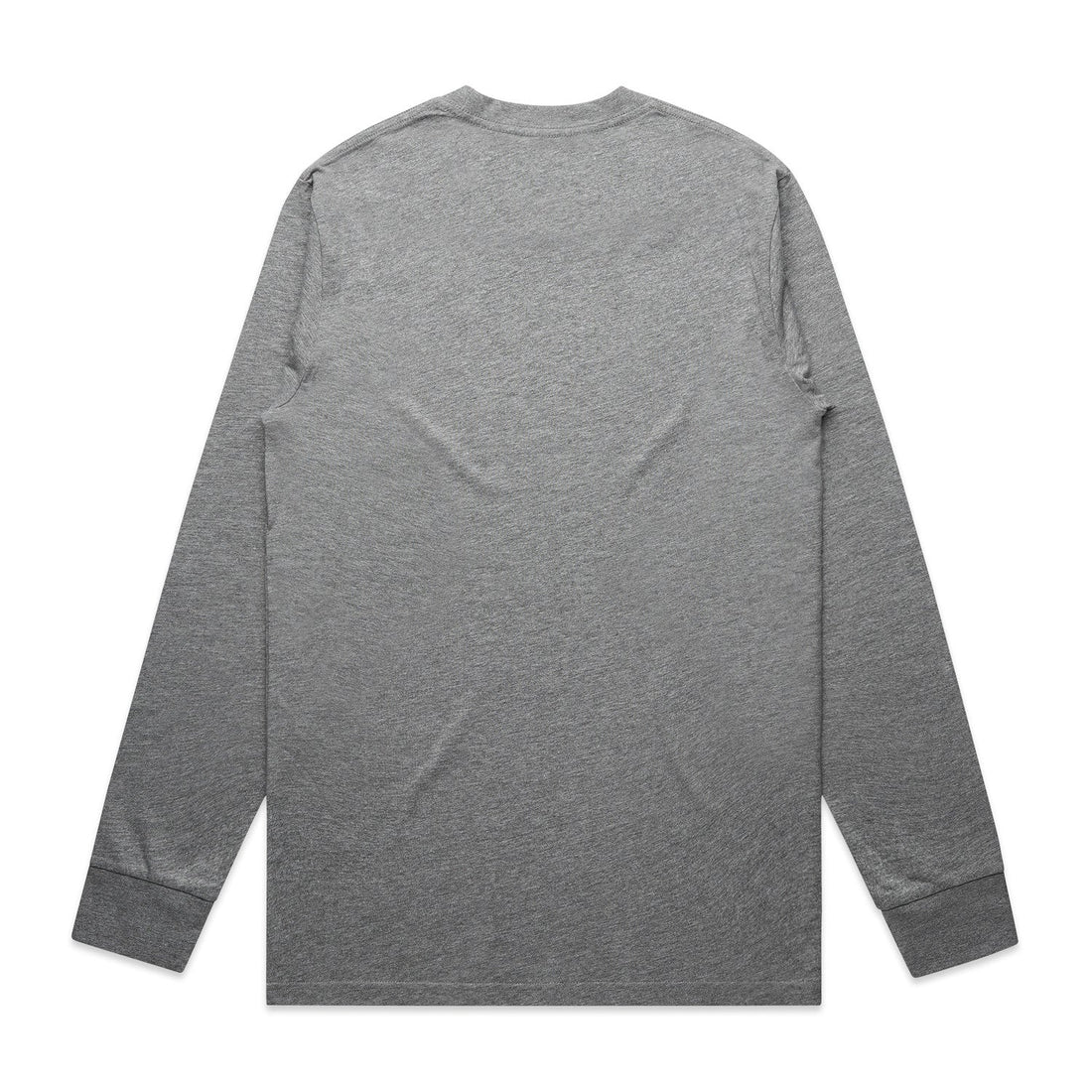 Men's Classic Long Sleeve Tee | Arena Custom Blanks - Arena Prints - Back - Athletic Heather - Grey