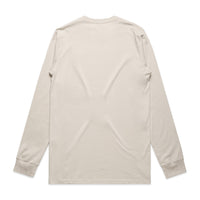 Men's  Classic Long Sleeve Tee | Arena Custom Blanks - Arena Prints - Back - Bone - Cream