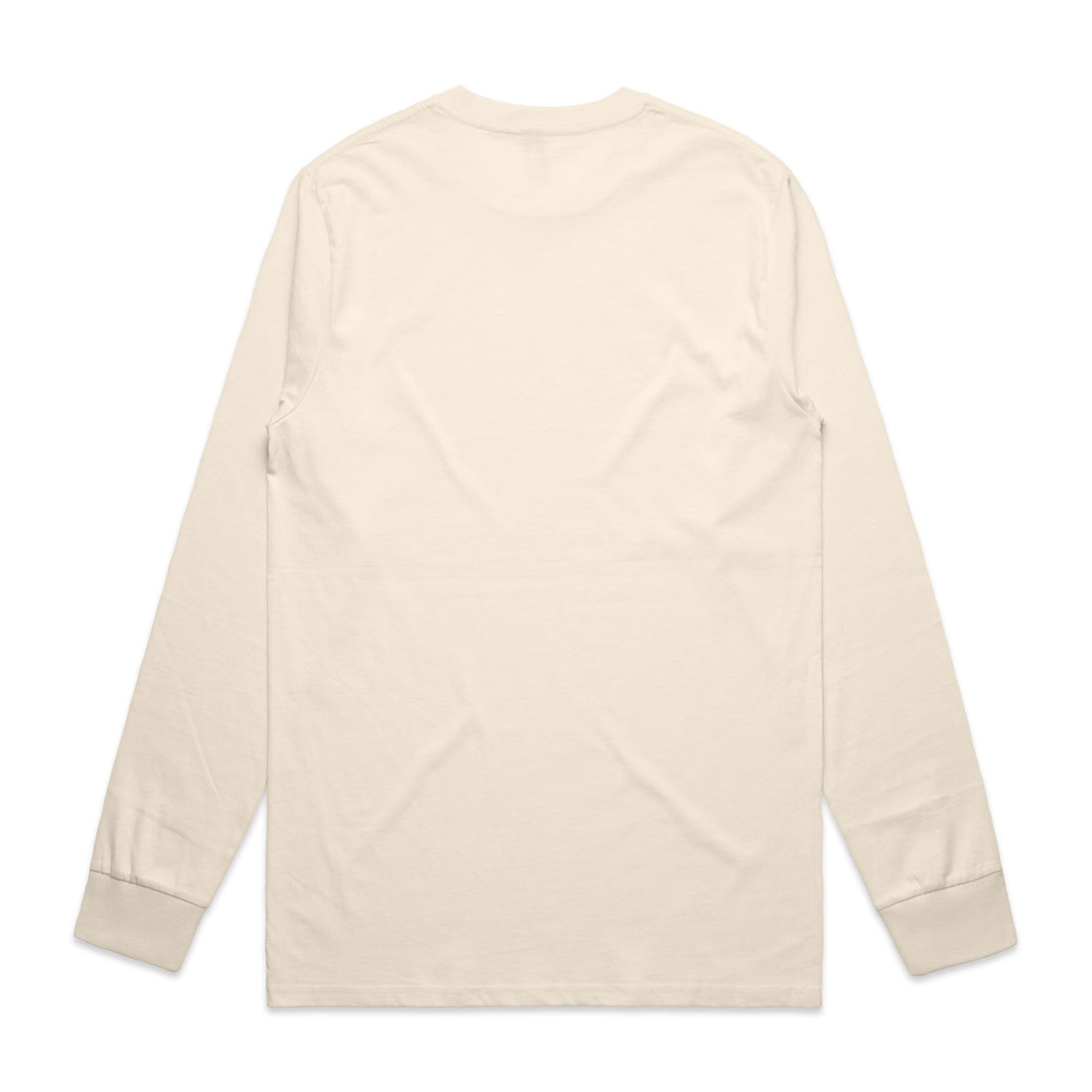 Men's  Classic Long Sleeve Tee | Arena Custom Blanks - Arena Prints - Back - Ecru - Cream