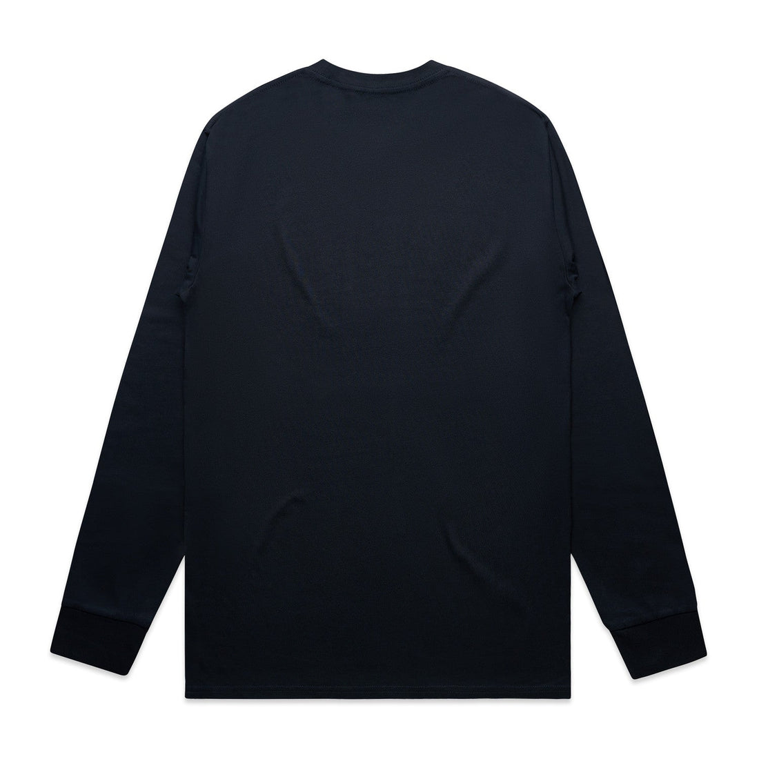 Men's Classic Long Sleeve Tee | Arena Custom Blanks - Arena Prints - Back - Navy - Blue
