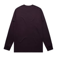 Men's Classic Long Sleeve Tee | Arena Custom Blanks - Arena Prints - Back - Plum - Purple