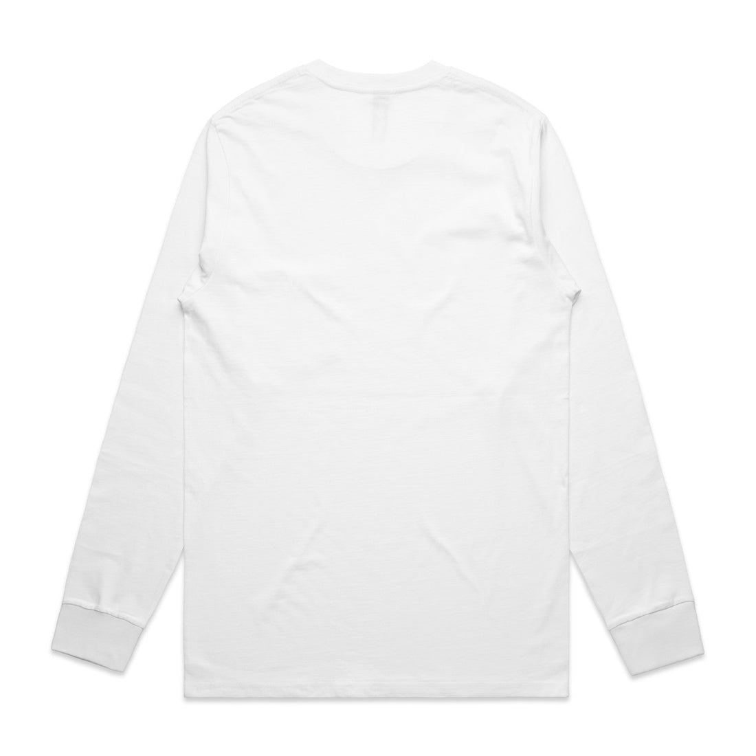 Men's Classic Long Sleeve Tee | Arena Custom Blanks - Arena Prints - Back - White