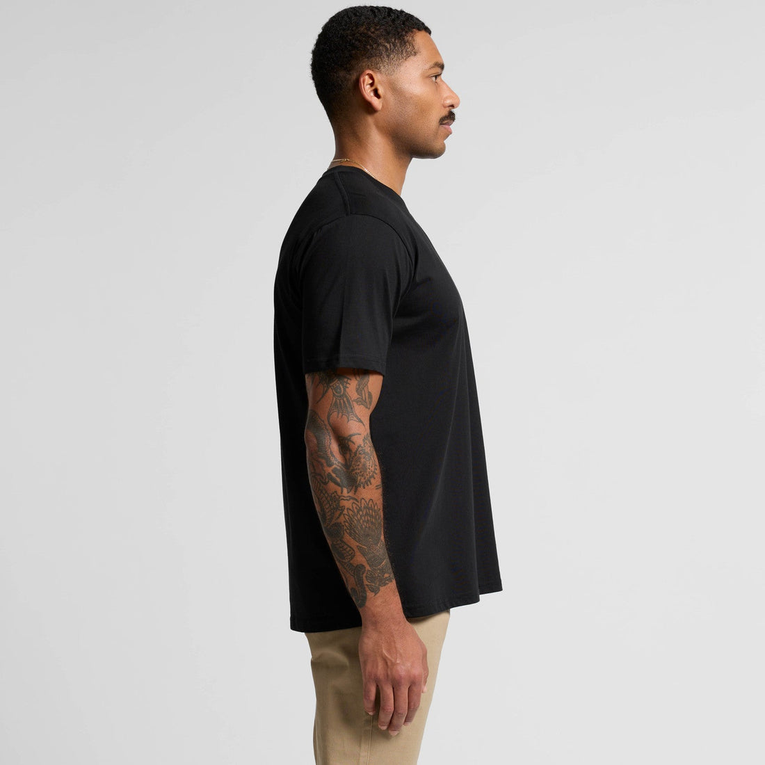 Men's Classic Minus Tee | Arena Custom Blanks - Arena Prints - Modeled Shot - Side