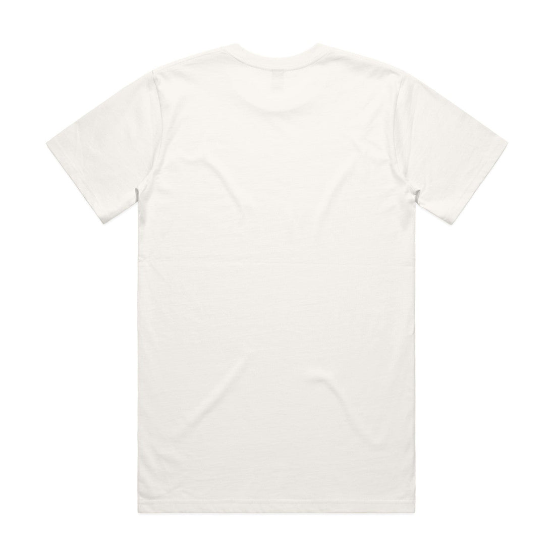Men's Classic Organic Tee |  Arena Custom Blanks - Arena Prints - Back  - Natural - White