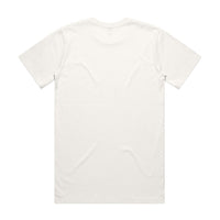 Men's Classic Organic Tee |  Arena Custom Blanks - Arena Prints - Back  - Natural - White