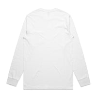 Men's Classic Pocket Long-Sleeve Tee | Arena Custom Blanks - Arena Prints - Back - White