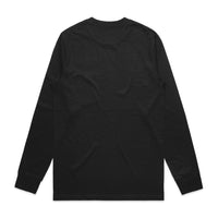 Men's Classic Pocket Long-Sleeve Tee | Arena Custom Blanks - Arena Prints - Front - Black