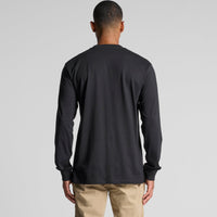 Men's Classic Pocket Long-Sleeve Tee | Arena Custom Blanks - Arena Prints - Modeled Shot - Back