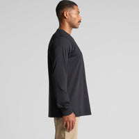 Men's Classic Pocket Long-Sleeve Tee | Arena Custom Blanks - Arena Prints - Modeled Shot - Side