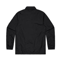 Men's Coach Jacket | Arena Custom Blanks - Arena Prints - Back - Black