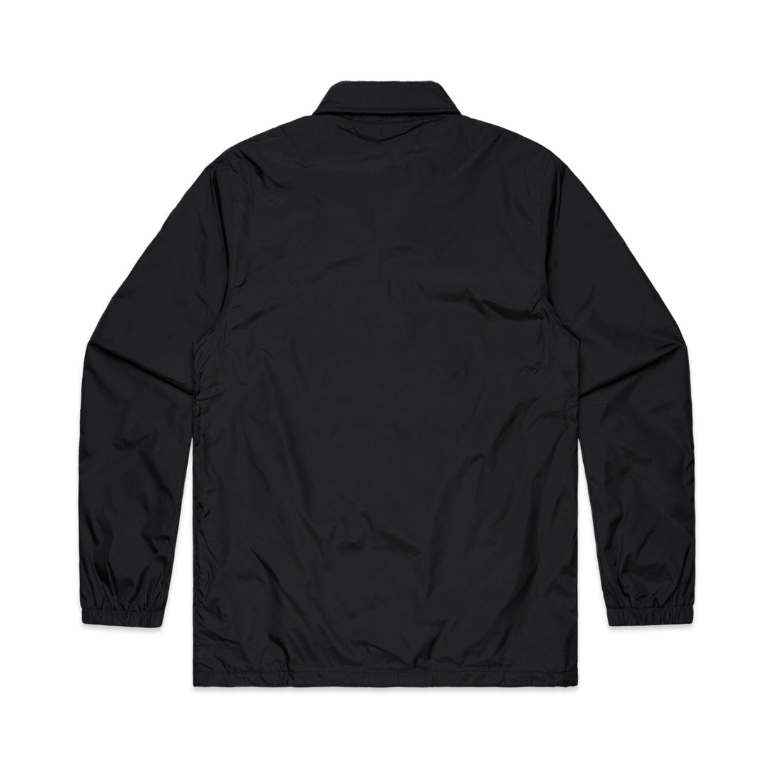 Men's Coach Jacket | Arena Custom Blanks - Arena Prints - Back - Black