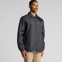 Men's Coach Jacket | Arena Custom Blanks - Arena Prints - Modeled Shot - Angle