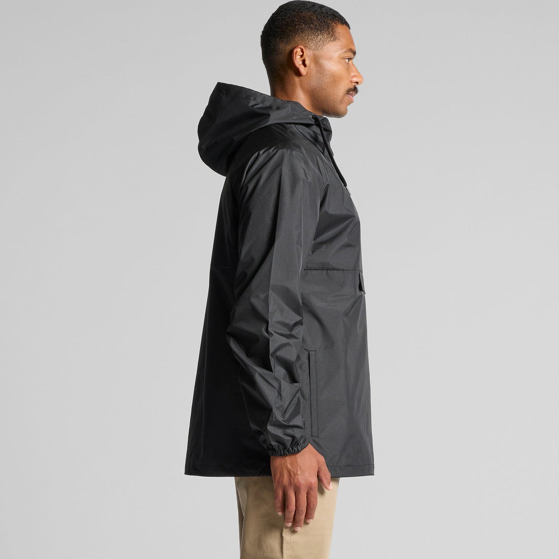 Men's Cyrus Windbreaker | Arena Custom Blanks - Arena Prints - Modeled Shot - Side