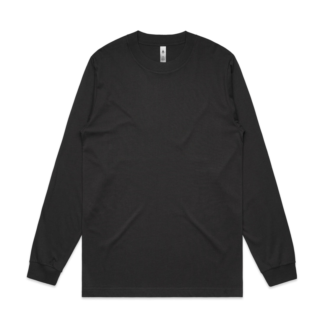 Men's General Long Sleeve Tee | Arena Custom Blanks - Arena Prints - Front - Coal - Black