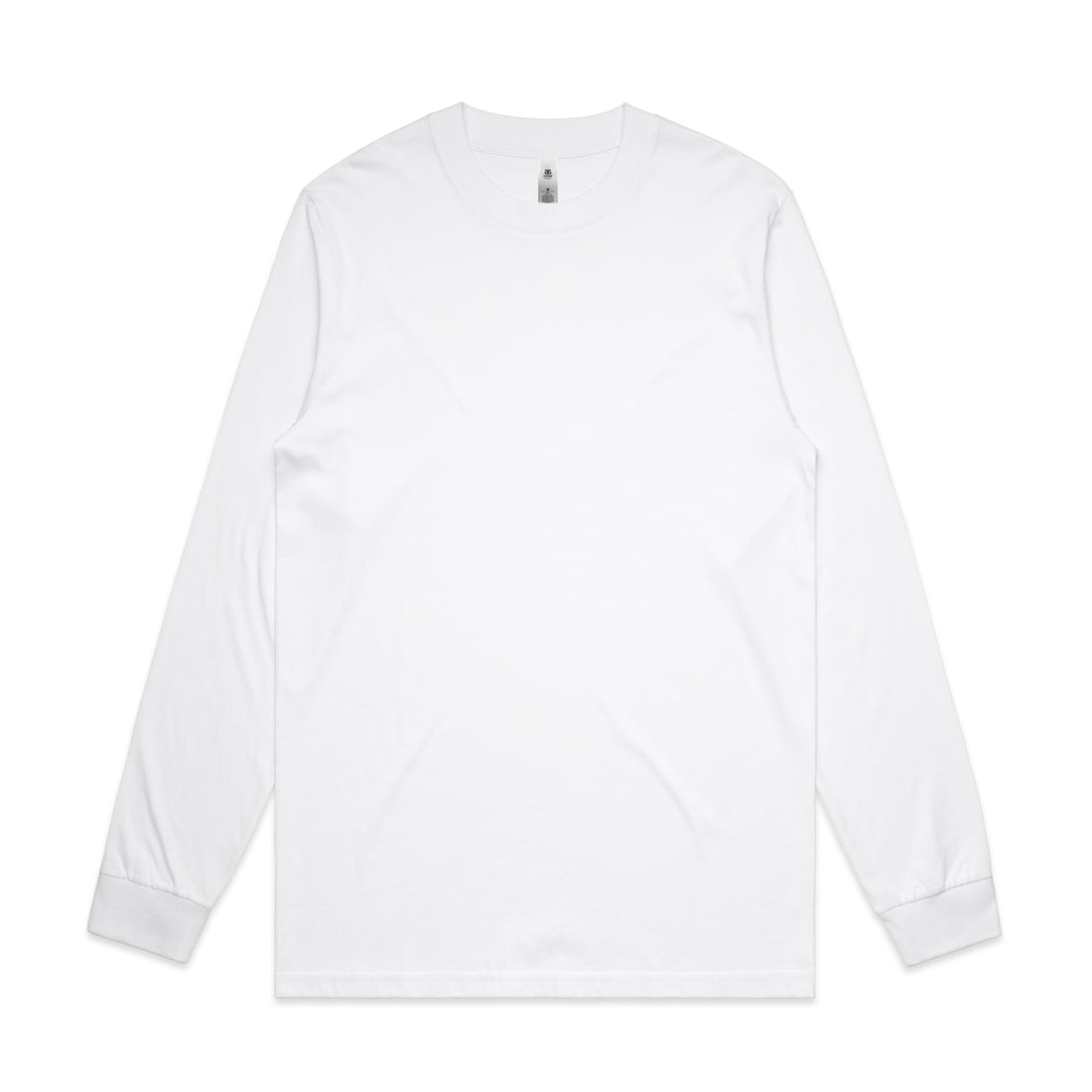 Men's General Long Sleeve Tee | Arena Custom Blanks - Arena Prints - Front - White