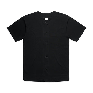 Men's Heavy Baseball Jersey | Arena Custom Blanks - Arena Prints - Front - Black