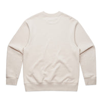 Men's Heavy Crew | Arena Custom Blanks - Arena Prints - Back- Bone - Cream