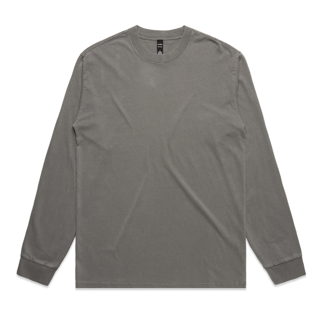 Men's Heavy Faded Long Sleeve Tee |Arena Custom Blanks - Arena Prints - Front - Faded Grey - Grey
