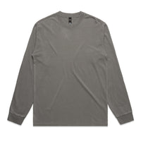 Men's Heavy Faded Long Sleeve Tee |Arena Custom Blanks - Arena Prints - Front - Faded Grey - Grey