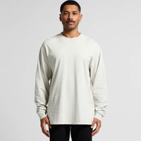 Men's Heavy Faded Long Sleeve Tee |Arena Custom Blanks - Arena Prints - Modeled Shot - Front