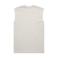 Men's Heavy Faded Tank | Arena Custom Blanks - Arena Prints - Back - Faded Bone- Cream