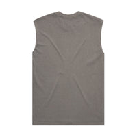 Men's Heavy Faded Tank | Arena Custom Blanks - Arena Prints - Back - Faded Grey - Grey