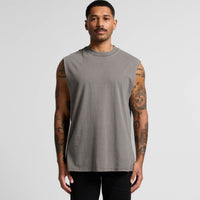 Men's Heavy Faded Tank | Arena Custom Blanks - Arena Prints - Modeled Shot - Front