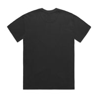 Men's Heavy Faded Tee |Arena Custom Blanks - Arena Prints - Back - Faded Black - Black