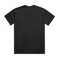 Men's Heavy Faded Tee |Arena Custom Blanks - Arena Prints - Back - Faded Coal - Black