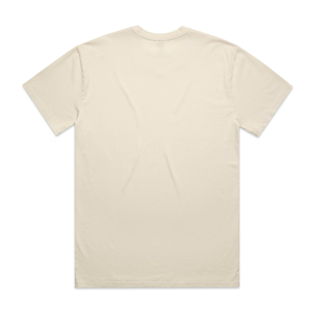 Men's Heavy Faded Tee |Arena Custom Blanks - Arena Prints - Back - Faded Ecru - Cream