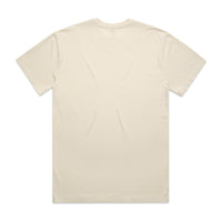 Men's Heavy Faded Tee |Arena Custom Blanks - Arena Prints - Back - Faded Ecru - Cream