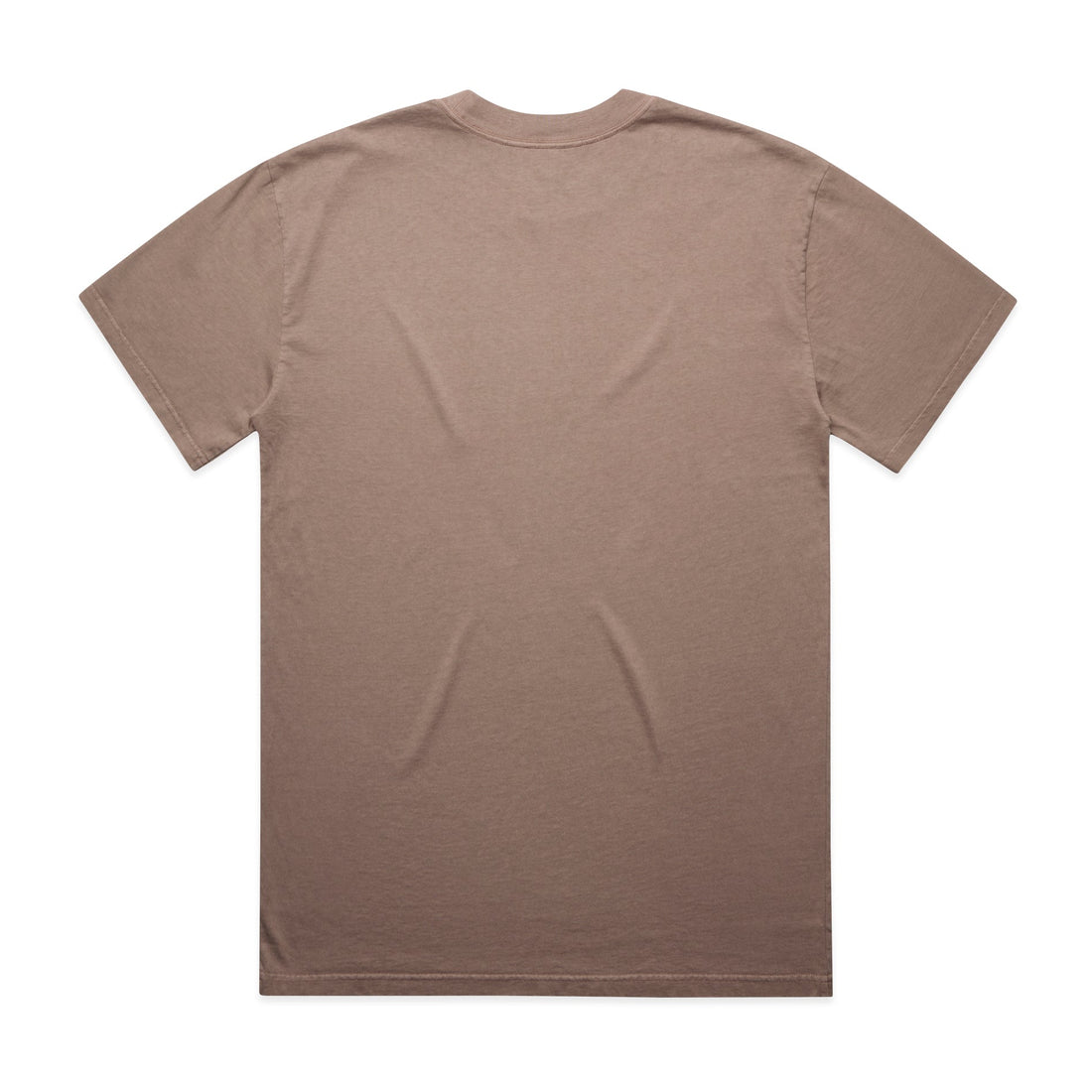 Men's Heavy Faded Tee |Arena Custom Blanks - Arena Prints - Back - Faded Mushroom - Brown