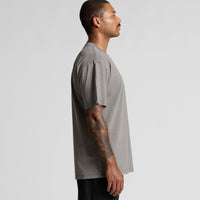 Men's Heavy Faded Tee |Arena Custom Blanks - Arena Prints - Modeled Shot - Side