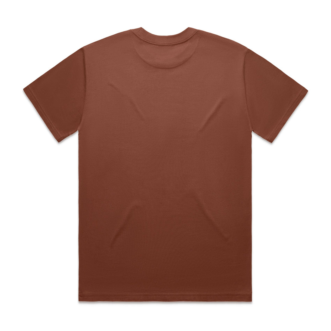 Men's Heavy Tee | Arena Custom Blanks - Arena Prints - Back - Clay - Brown