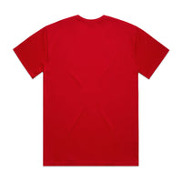 Men's Heavy Tee | Arena Custom Blanks - Arena Prints - Back - Red