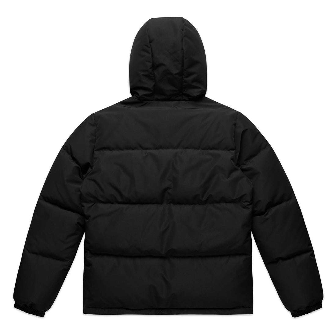 Men's Hooded Puffer Jacket | Arena Custom Blanks - Arena Prints - Black - Black