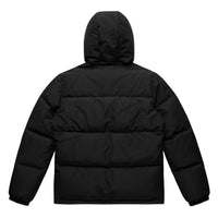 Men's Hooded Puffer Jacket | Arena Custom Blanks - Arena Prints - Black - Black
