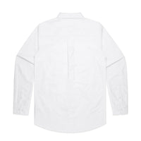 Men's Oxford Button Down | Arena Custom Blanks - Arena Prints - Back - White