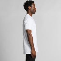 Men's Pique Polo | Arena Custom Blanks - Arena Prints - Modeled Shot - Side