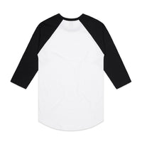 Men's Raglan Tee | Arena Custom Blanks - Arena Prints - Back - Black 