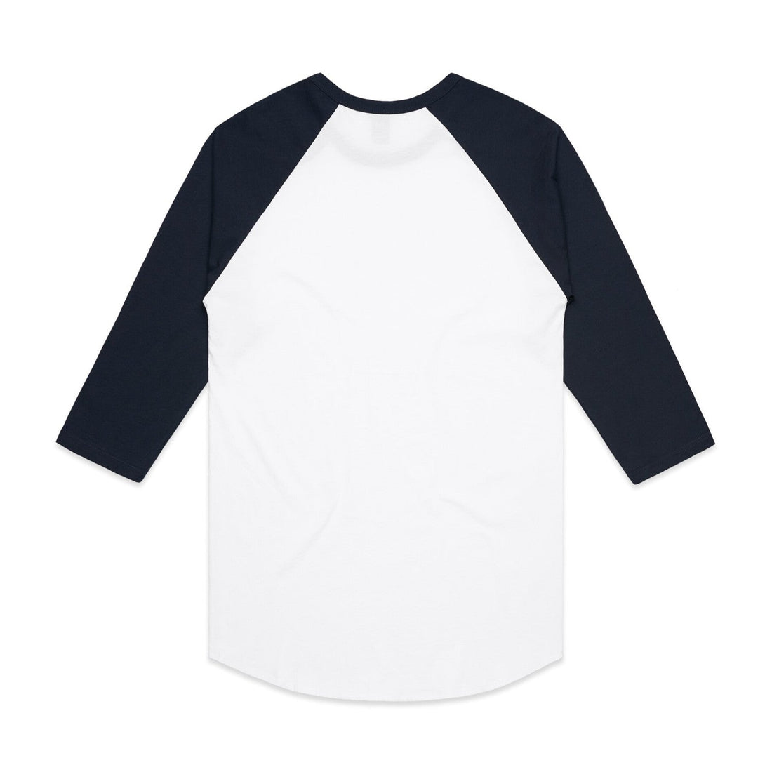 Men's Raglan Tee | Arena Custom Blanks - Arena Prints - Back - Navy - Blue
